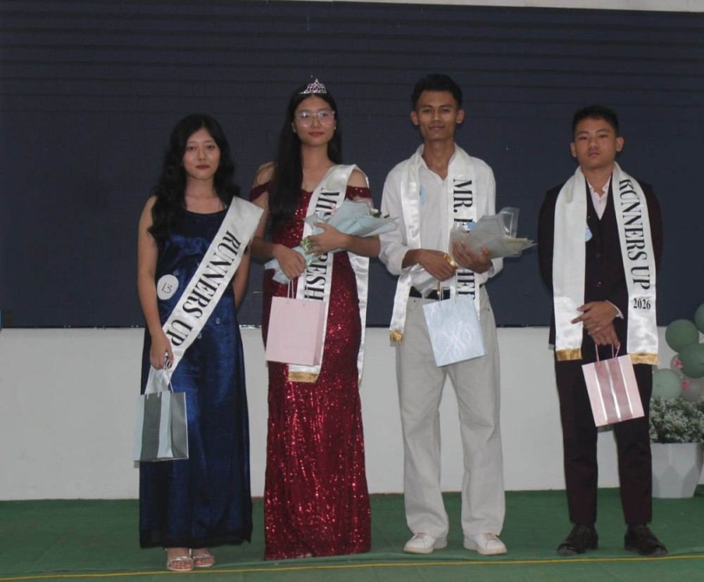 Tokai Yepthomi and Neamkoe S were crowned Mr and Ms Fresher 2026 respectively during the C-Edge College 14th Freshers’ Week on July 17.